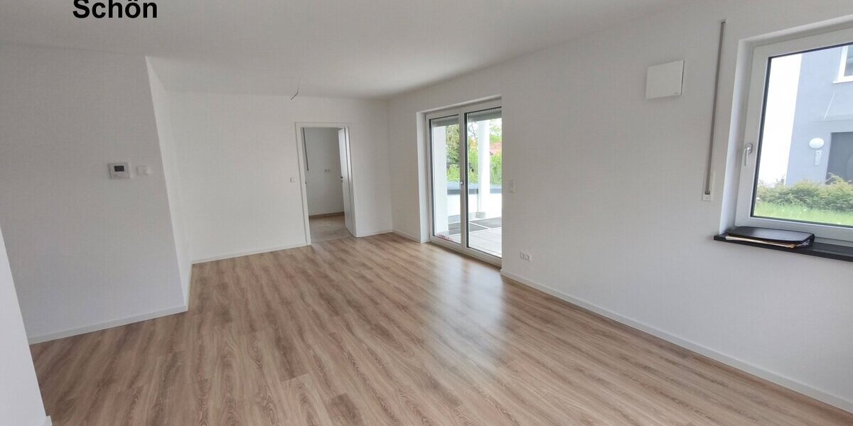 Wohnen wie im eigenen Haus! 4-Zi WFL 114 m² Ki-Z-Gäste-Z-Home-Office Terrasse-Garten 2 Tiefgaragenplätze ab sofort. - Erdgeschoßwohnung Kemnath Beste Lage | Angebot:26490228