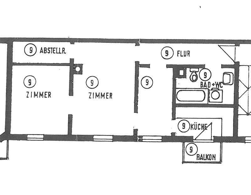 Wohnung zum Mieten in Karlsruhe 633 € 55 m²