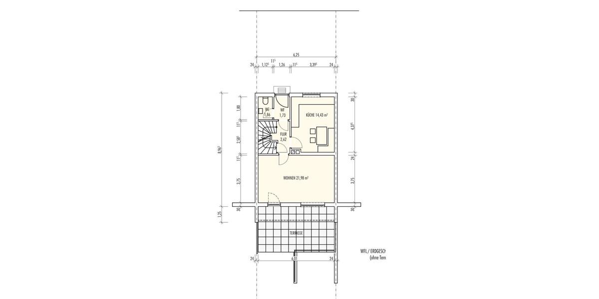 Reihenhaus Landsberg am Lech Ellighofen - 4 Zimmer, 115 m&sup2;, 1.850&euro; | Angebot:26609005
