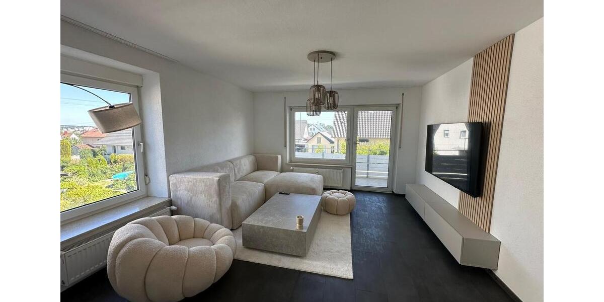 Etagenwohnung Illerkirchberg - 3.5 Zimmer, 85 m&sup2;, 1.100&euro; | Angebot:26396614