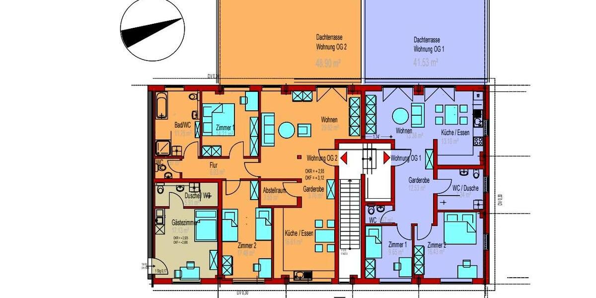 Terrassenwohnung Eberhardzell - 3 Zimmer, 105 m&sup2;, 1.150&euro; | Angebot:26610093