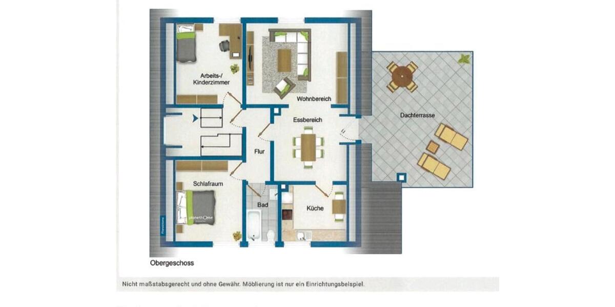 Dachgeschoßwohnung Osnabrück Nahne - 3 Zimmer, 73 m&sup2;, 850&euro; | Angebot:26237646