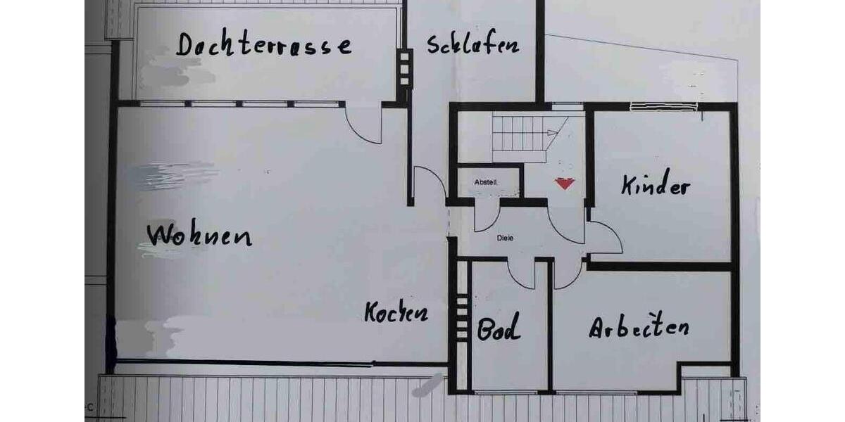 Dachgeschoßwohnung Bochum Bochum-Südwest - 4 Zimmer, 102 m&sup2;, 1.020&euro; | Angebot:24742539