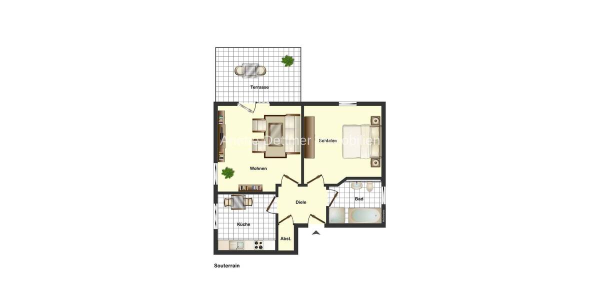 Etagenwohnung Alfeld - 2 Zimmer, 51 m&sup2;, 370&euro; | Angebot:26797152