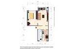 Etagenwohnung Döbeln Sörmitz - 2 Zimmer, 49 m&sup2;, 279&euro; | Angebot:26658236