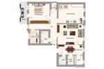 Dachgeschoßwohnung Magdeburg Nordwest - 3 Zimmer, 107 m&sup2;, 856&euro; | Angebot:26626902