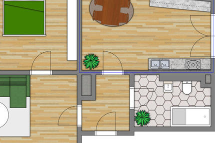 Wohnung Burg - 2 Zimmer, 64 m&sup2;, 384&euro; | Angebot:23846294