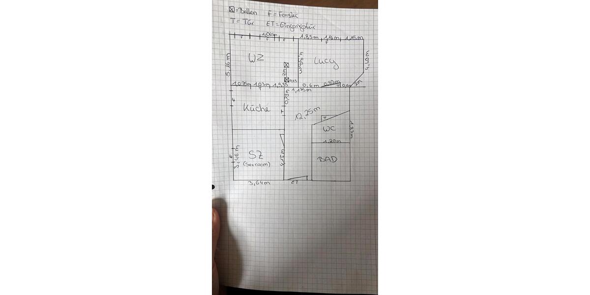 Etagenwohnung Hanerau-Hademarschen Hademarschen - 3 Zimmer, 84 m&sup2;, 1.200&euro; | Angebot:26013625