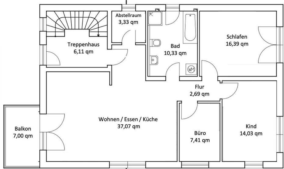 Helle NeubauWohnung im Neubaugebiet von Veitshöchheim