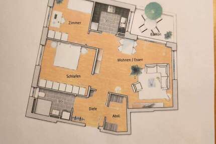 Wohnung zum Mieten in Sinsheim 1.120 € 86.11 m² 3 zimmer
