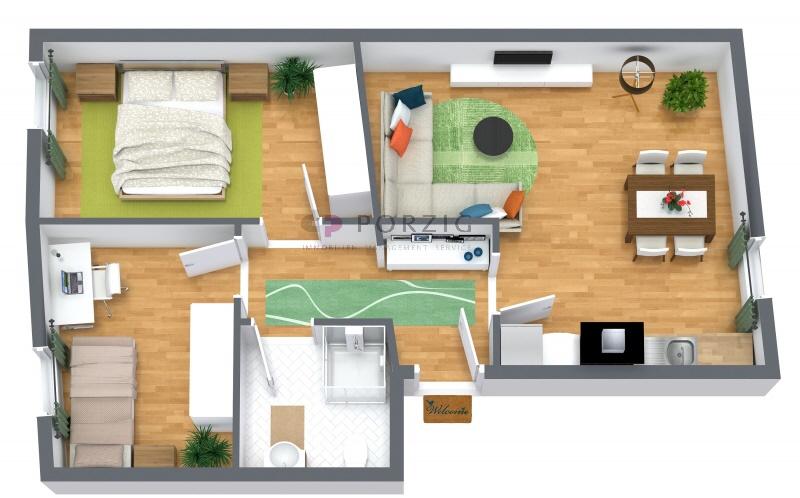 Etagenwohnung Dierhagen - 3 Zimmer, 56 m&sup2;, 675&euro; | Angebot:25973785