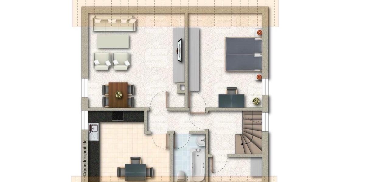 Dachgeschoßwohnung Zell (Mosel) - 1 Zimmer, 72 m&sup2;, 620&euro; | Angebot:25872319
