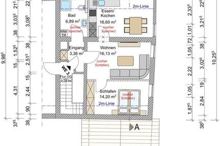 Wohnung Egglham - 2 Zimmer, 55 m&sup2;, 550&euro; | Angebot:26395895