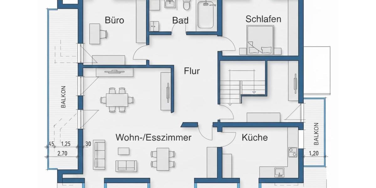3 Zimmer Dachgeschosswohnung 3 zimmer