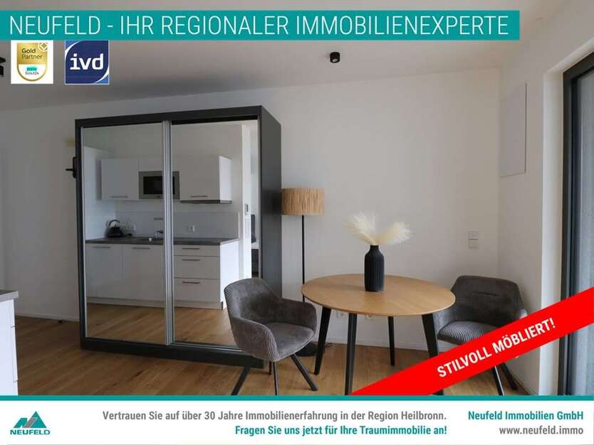 Wohnung zum Mieten in Heilbronn 824 € 35.2 m² 1 zimmer