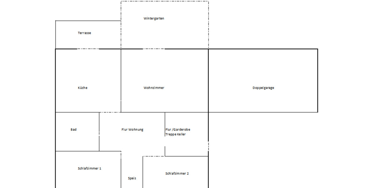 Schöne 3 Zimmer EG-Wohnung mit Wintergarten, Garten&50m² Kellerw. 3.5 zimmer