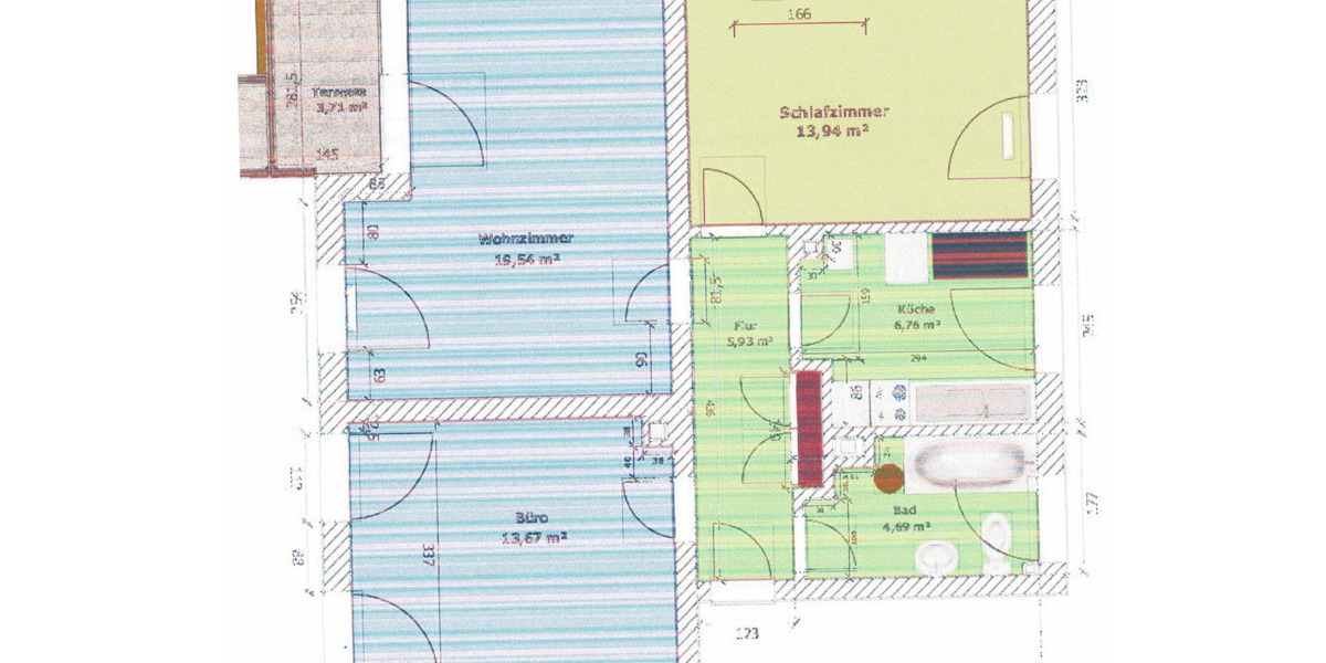 Etagenwohnung Oberreichenbach - 3 Zimmer, 66 m&sup2;, 580&euro; | Angebot:25982888