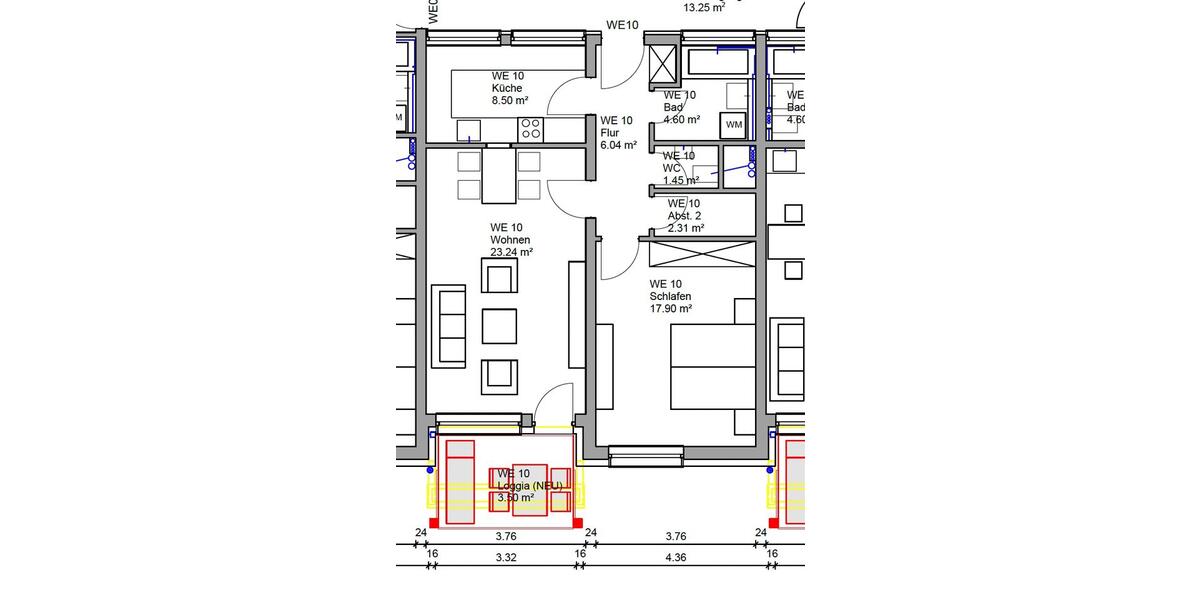 Etagenwohnung Ainring - 2 Zimmer, 68 m&sup2;, 800&euro; | Angebot:26620651