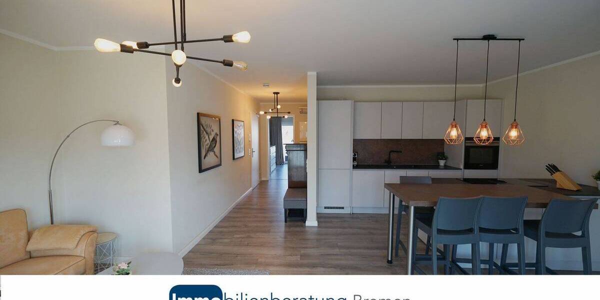 Etagenwohnung Bremen Woltmershausen - 2 Zimmer, 73 m&sup2;, 1.460&euro; | Angebot:26064588