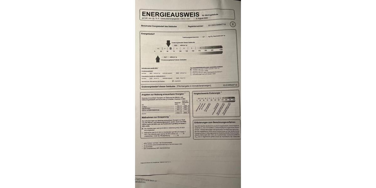 Etagenwohnung Pocking - 2 Zimmer, 51 m&sup2;, 520&euro; | Angebot:26400512