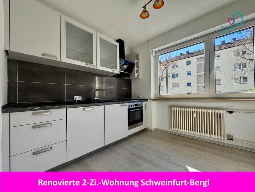 Reizend renovierte 2-Zi.-Wohnung mit Balkon und Einbauküche, SW-Bergl zur Vermietung zimmer