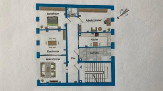 Etagenwohnung Aue-Bad Schlema Bad Schlema - 4 Zimmer, 122 m&sup2;, 665&euro; | Angebot:25141483