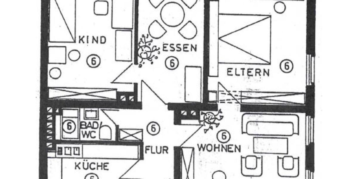 *Charmante 4-Zi-Wohnung*zentrale Lage 4 zimmer