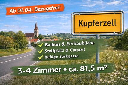 Wohnung Kupferzell - 3.5 Zimmer, 81 m&sup2;, 850&euro; | Angebot:25170946