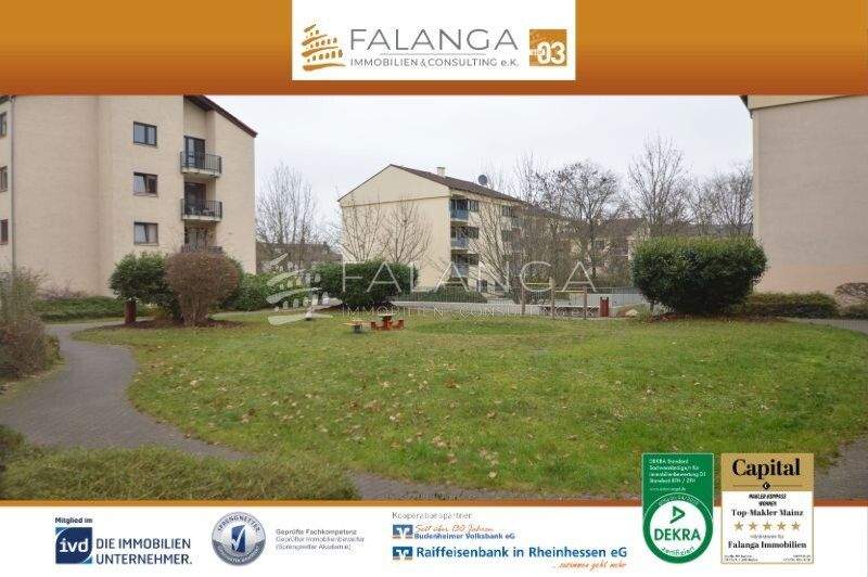 Falanga Immobilien - Ruhig gelegene 2-Zimmer Wohnung mit Terrasse und Garten in Bretzenheim! 2 zimmer