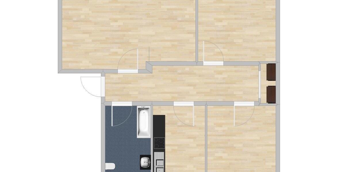 Dachgeschoßwohnung Erfurt - 3 Zimmer, 75 m&sup2;, 650&euro; | Angebot:26448186