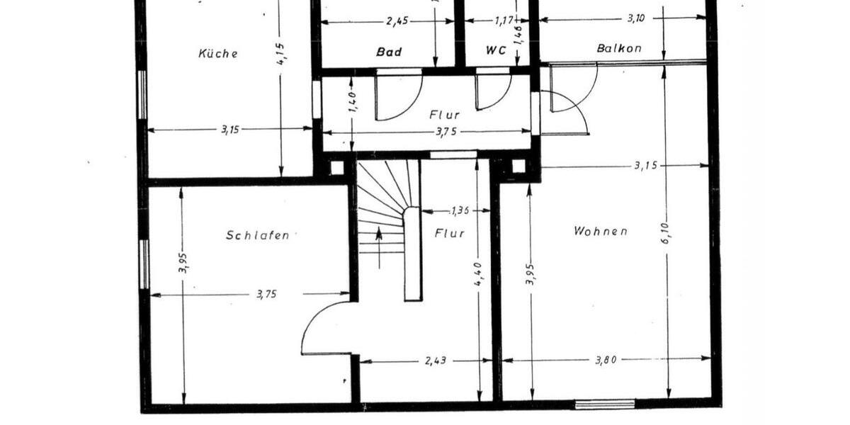 Dachgeschoßwohnung Remscheid Remscheid-Süd - 2.5 Zimmer, 70 m&sup2;, 480&euro; | Angebot:26660523