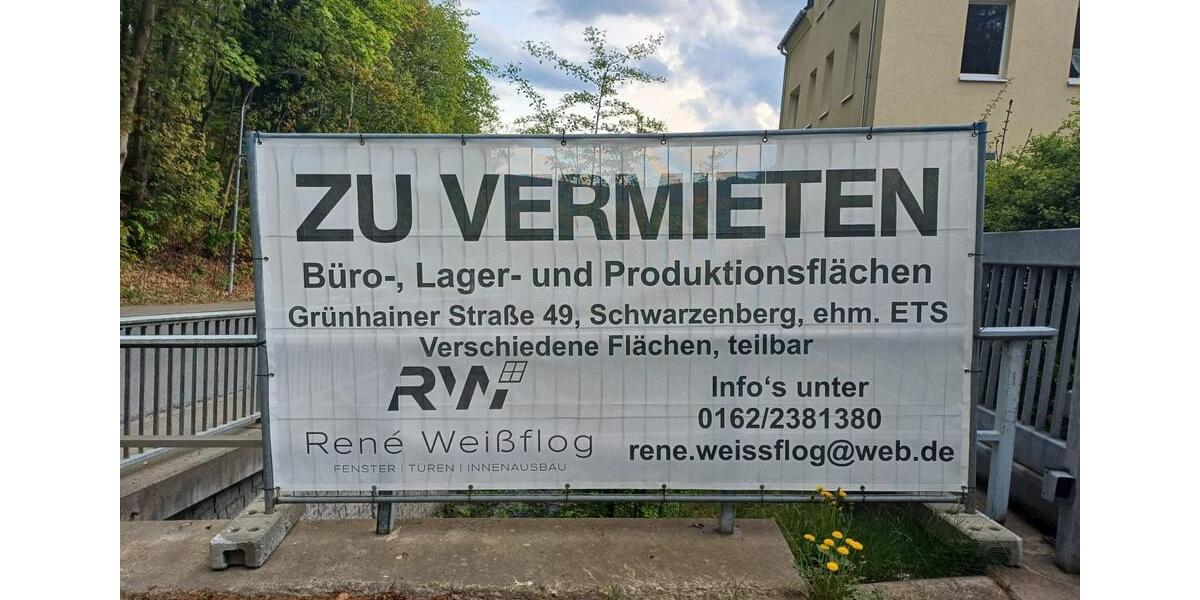 Gewerbeobjekt Schwarzenberg/Erzgebirge Erzgebirge - 1.000&euro; | Angebot:26230387