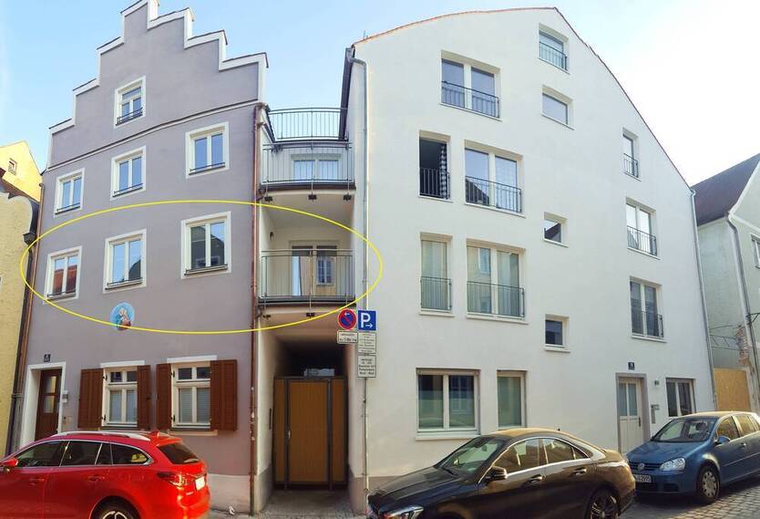 *.* Denkmal - Innenstadt - 3 ZI-WE - Balkon