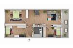Etagenwohnung Zwickau Pölbitz - 3 Zimmer, 70 m&sup2;, 399&euro; | Angebot:26842133