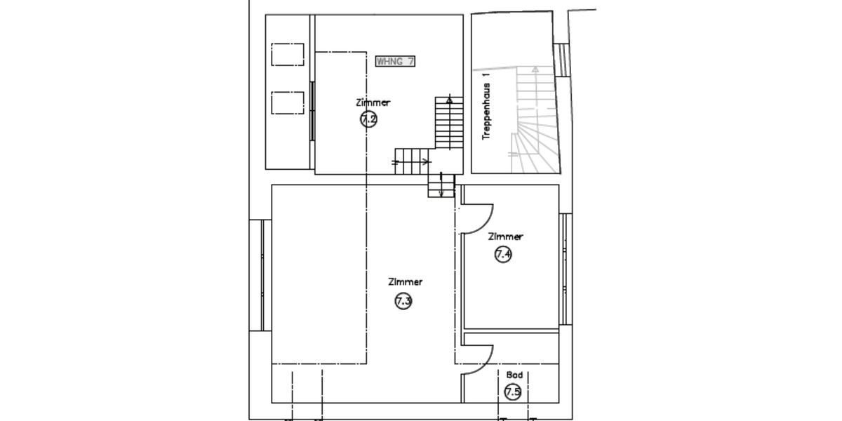 Dachgeschoßwohnung Fritzlar - 4 Zimmer, 105 m&sup2;, 800&euro; | Angebot:26144923