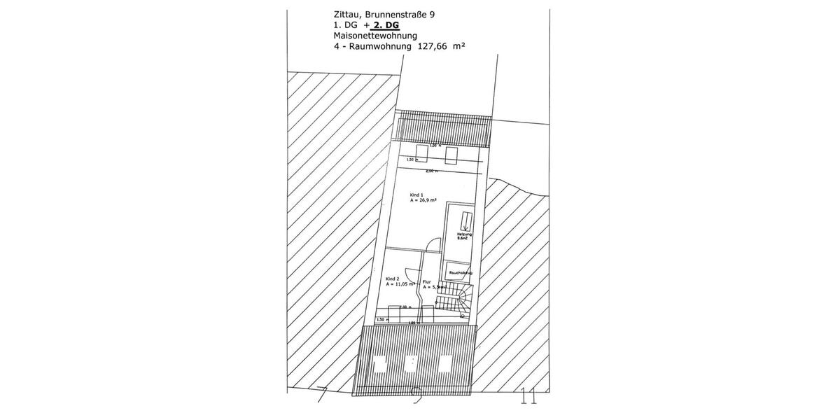 Maisonettenwohnung Zittau - 4 Zimmer, 128 m&sup2;, 767&euro; | Angebot:25978787