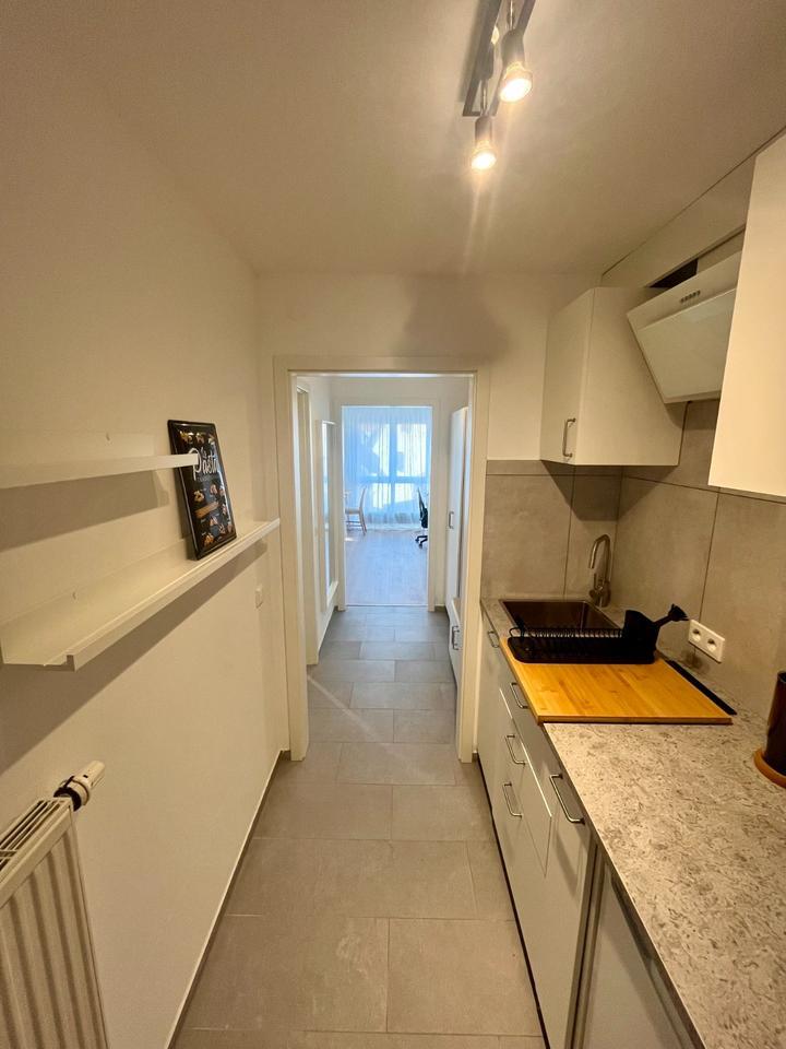 Neu renovierte, möblierte 1,5-Zimmer-Wohnung mit TG-Stellplatz