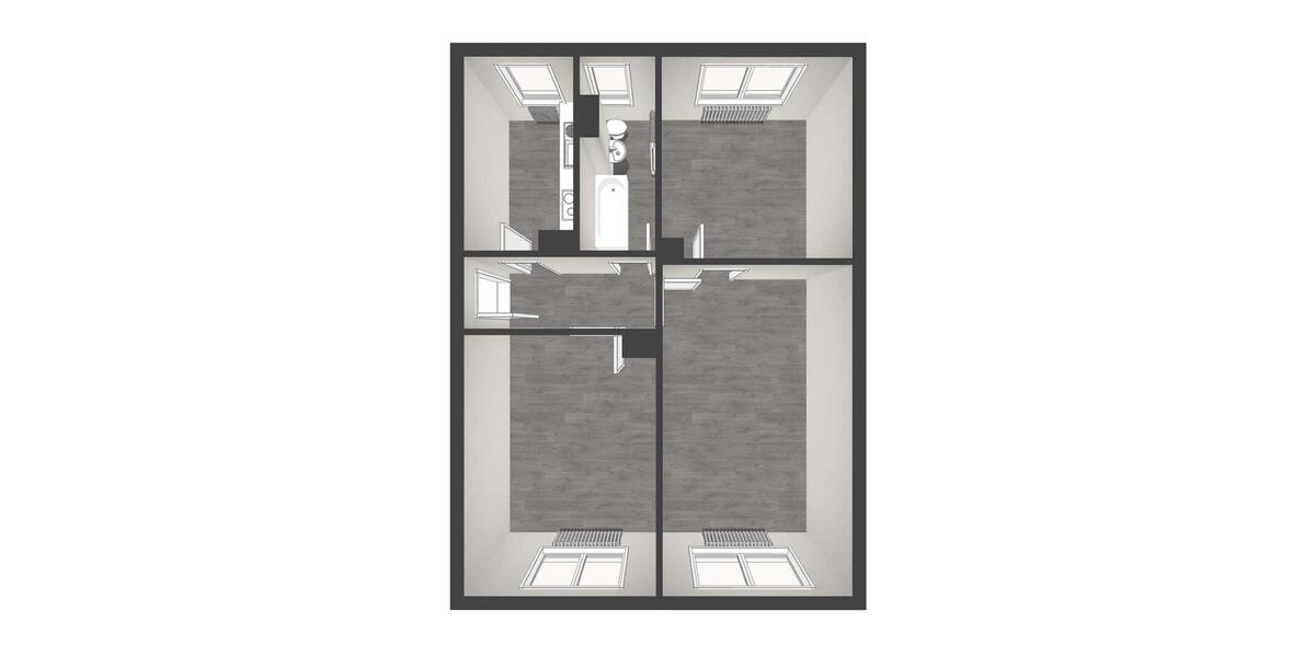 Etagenwohnung Osterwieck - 3 Zimmer, 65 m&sup2;, 228&euro; | Angebot:20866160