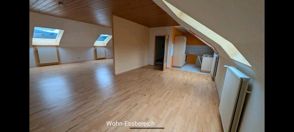 Helle großzügige Dachgeschoßwohnung in Hatzfeld zu vermieten