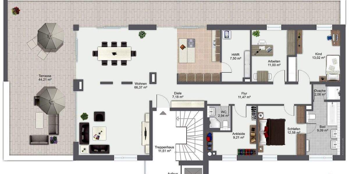 Exklusives 5 Zimmer Penthouse in Lauf mit 197 m² Wohnfläche 5 zimmer