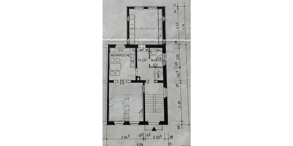 Erdgeschoßwohnung Lage - 2 Zimmer, 61 m&sup2;, 590&euro; | Angebot:26689277