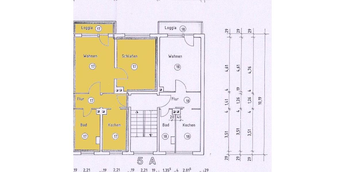 Etagenwohnung Sonnenstein - 2 Zimmer, 52 m&sup2;, 300&euro; | Angebot:26650080