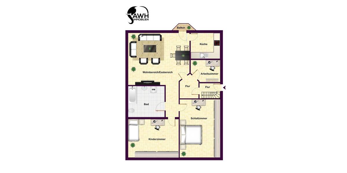 Etagenwohnung Crailsheim - 4 Zimmer, 93 m&sup2;, 850&euro; | Angebot:26694543
