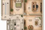 Etagenwohnung Geseke - 3 Zimmer, 66 m&sup2;, 400&euro; | Angebot:26397856