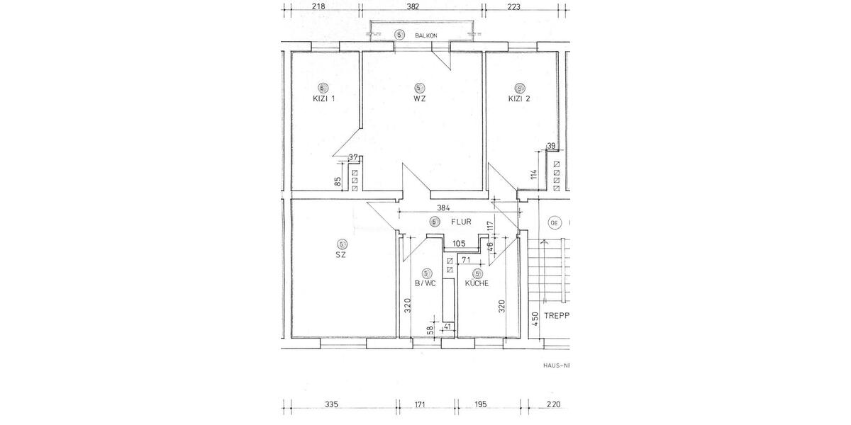 Etagenwohnung Thale - 4 Zimmer, 69 m&sup2;, 483&euro; | Angebot:26480707