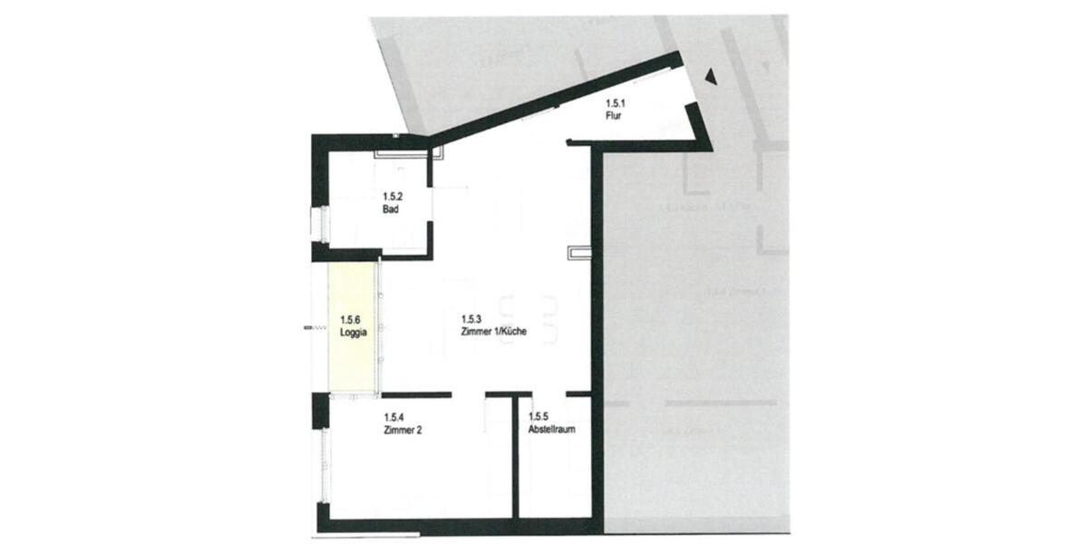 Etagenwohnung Lingen (Ems) - 2 Zimmer, 67 m&sup2;, 720&euro; | Angebot:24833197