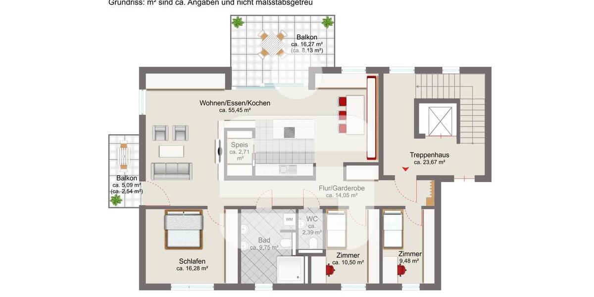 Exklusive Wohnung in Bad Füssing! 4 zimmer