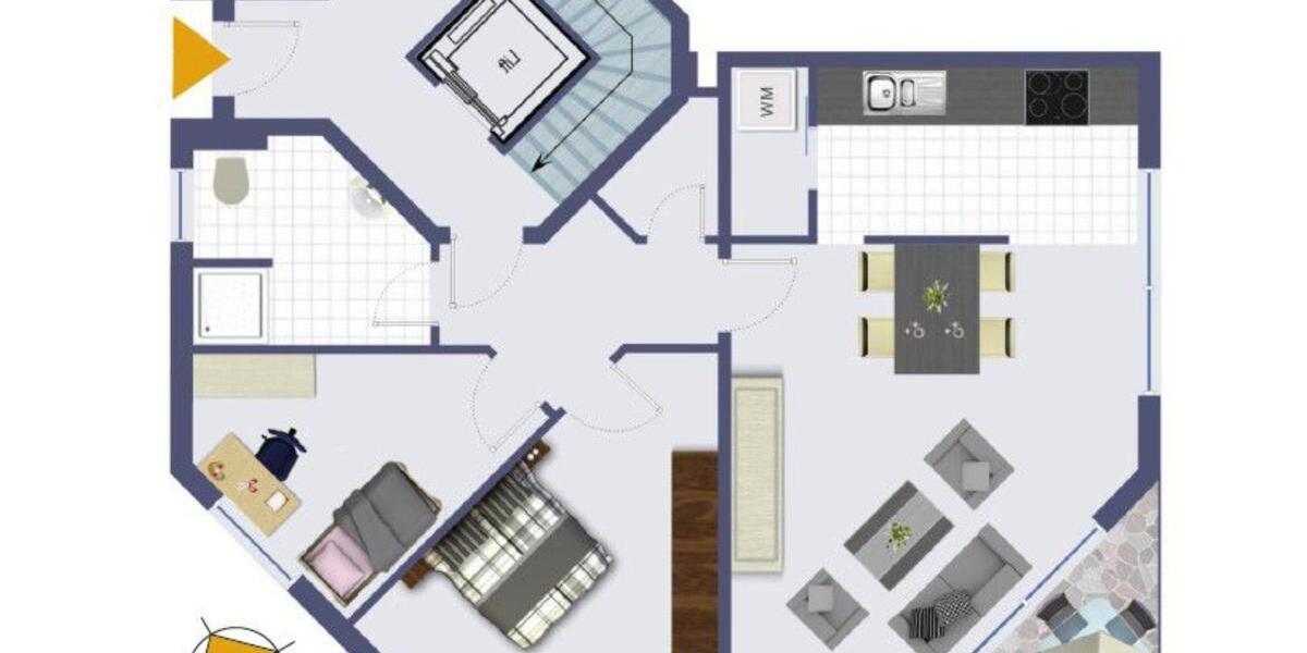 Erdgeschoßwohnung Dillenburg - 3 Zimmer, 82 m&sup2;, 840&euro; | Angebot:24976651