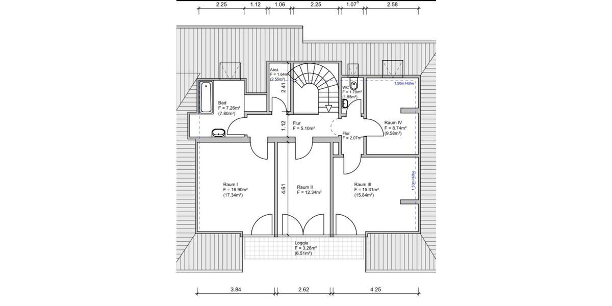 Etagenwohnung Wiefelstede - 3 Zimmer, 83 m&sup2;, 990&euro; | Angebot:24200876