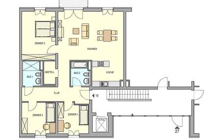 Wohnung Weinböhla - 4 Zimmer, 116 m&sup2;, 1.392&euro; | Angebot:24456652